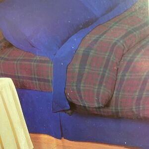 Scottish plaid 100% cotton flannel twin sheet set
